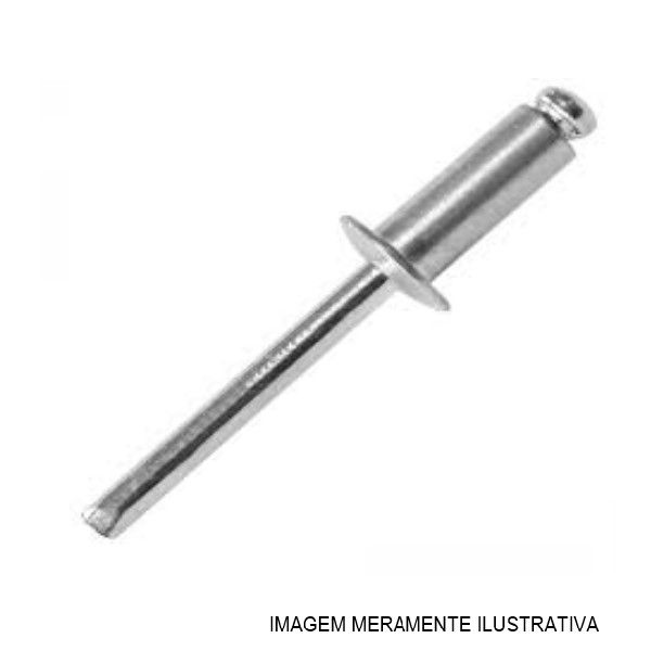 Rebite Repuxo Alumínio 6x15 mm
