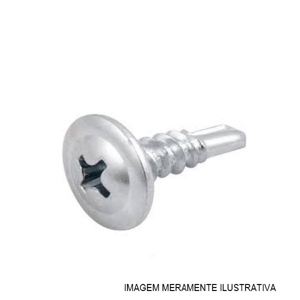 Parafuso Auto-Brocante Philips Cabeça Flangeada Zincado 4,2x13 mm