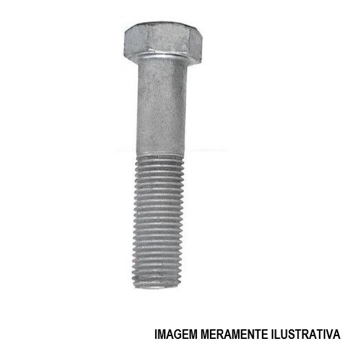 Parafuso Rosca Parcial Cabeça Sextavada Zincado 5/16"X4" (7,93x101,6 mm)