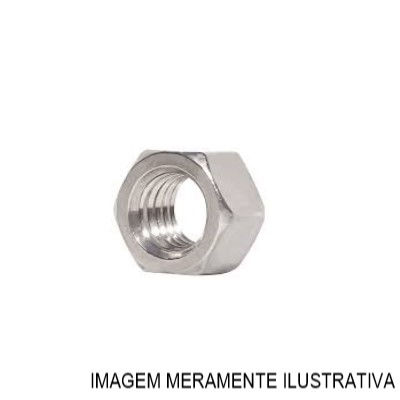 Porca Sextavada INOX 1/2" com Rosca UNC