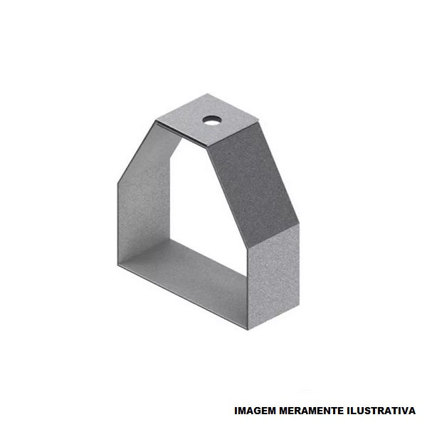 Suporte Balanço para Eletrocalha Suspensão Horizontal Galvanizado Eletrolítico 250x100 mm para Tirante