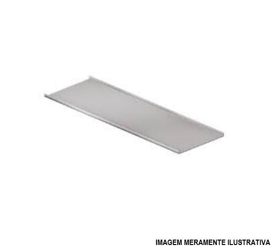 Tampa Encaixe para Leito Galvanizada Eletrolítica 300x3000 mm com Aba Externa