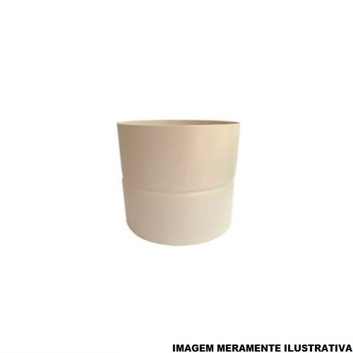 Luva PVC Dupla 400 mm Classe 8 Branca Esgoto