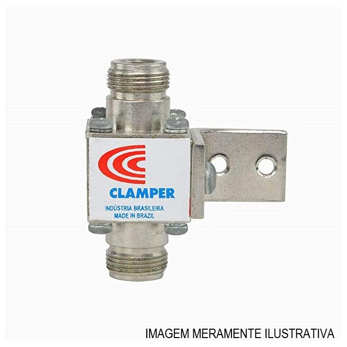 Dispositivo DPS Protetor de Surto 10 KA 50VCA Conexão N/p/proteção de Telefone/Energia