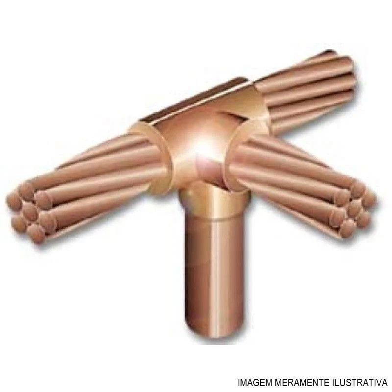 Molde Solda Exotérmica Cabo e Haste Emenda T Cabo 70,00 mm² Haste 5/8" HTH