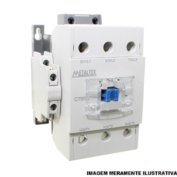 Contator Principal Tripolar 65A 2NA+2NF 220/240VCA 50/60 Hz