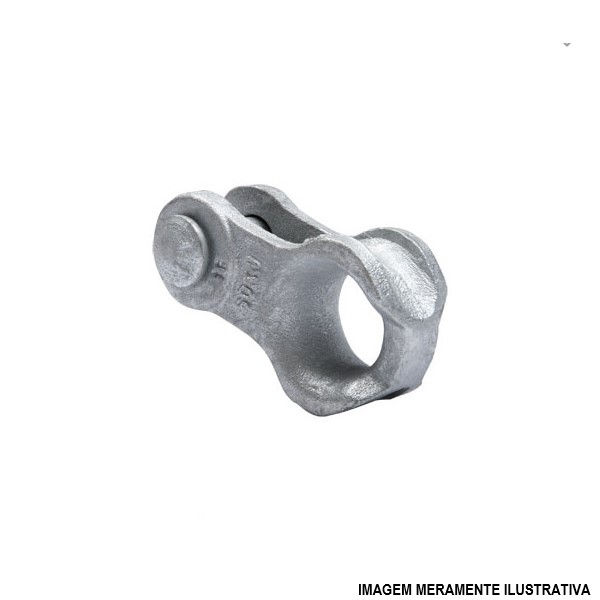 Manilha Sapatilha Aço Fundido para Distribuição 50KN 110 mmX60 mm