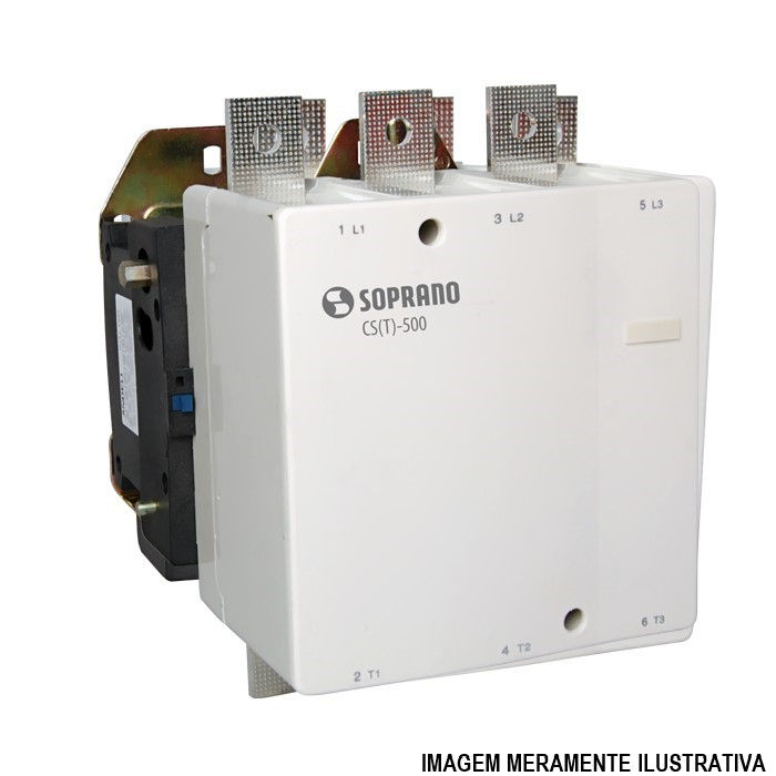 Contator Principal Tripolar 500A 220VCA 50/60 Hz Cs(t)