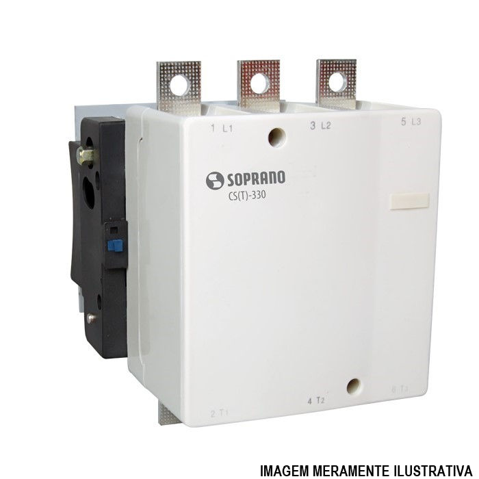 Contator Principal Tripolar 330A 220VCA 50/60 Hz Cs(t)