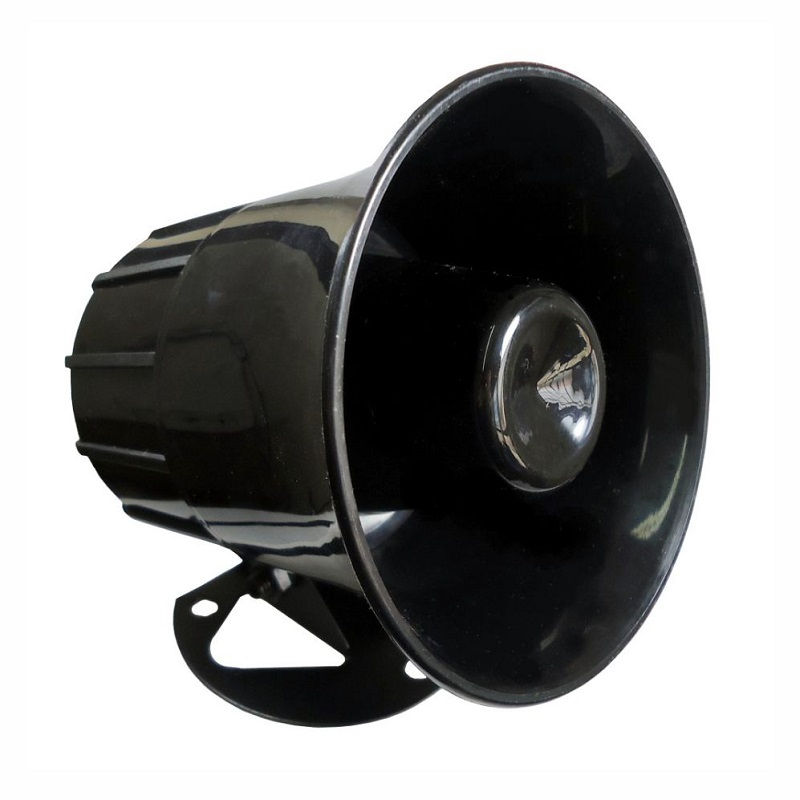 Sirene Eletrônica 12V 1,25A 15W 118DB Preta DNI 3300