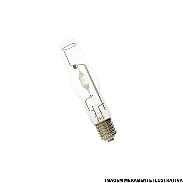 Lâmpada Lâmpada Vapor Metálico 400W Tubular Cristal E40 Bivolt 5000K 32000 lm 8.000H