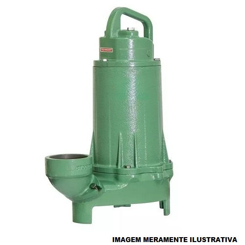 Motobomba Centrífuga Trifásica 2,00 CV Brava E20 220VCA Submersível Verde IP68