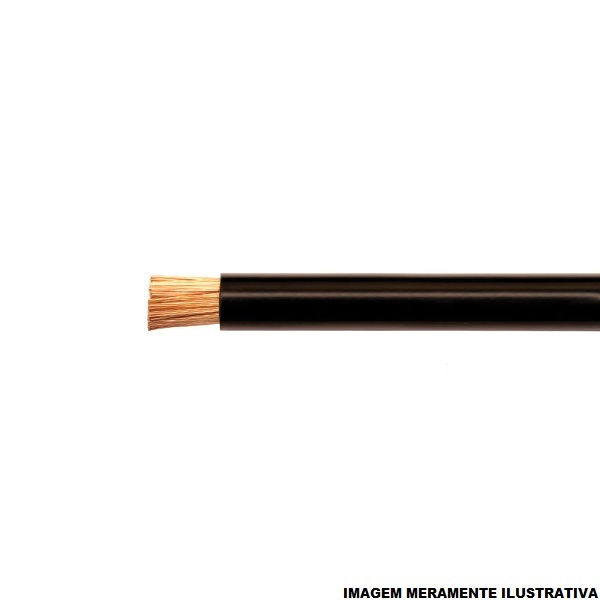 Cabo Cobre Isolado PVC 70G 750V 1x 1,50 mm² ATOX FLEX Preto NBR 13248 Classe 5