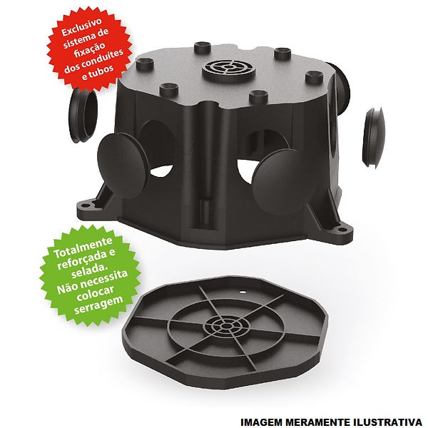 Anel Extensor para Caixa Piso PVC 30 mm