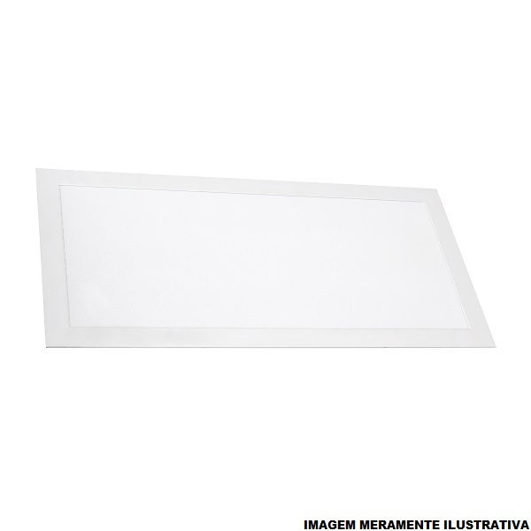 Painel Led Embutir 45W Alumínio Retangular 618x309x35 mm 2000 lm 4000K Bivolt 25.000H