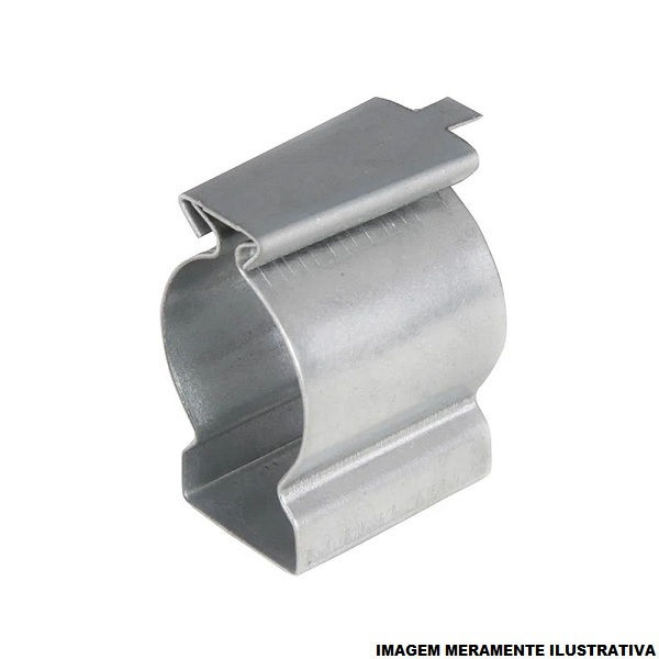 Abraçadeira Galvanizada Eletrolítica Cunha 3/4" para Eletroduto