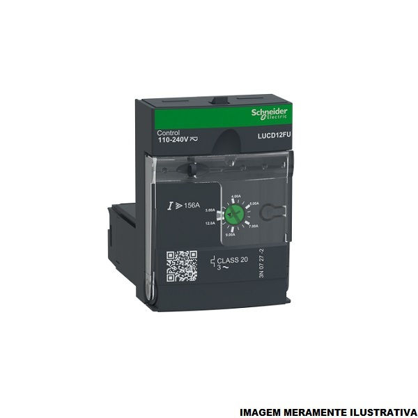 Controlador Avançado Ajustável 3-12A 110/220VCA/CC para Motor Trifásico IP20