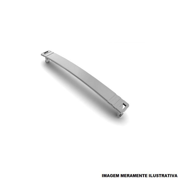 Arremate ABS para Canaleta Dutotec 117x14 mm Cinza R40 Tampa