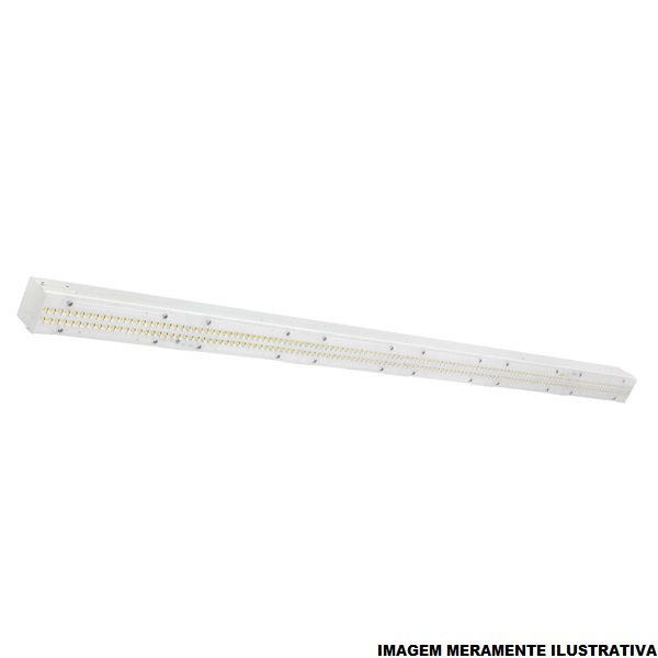 Luminária Comercial Led Luminária Comercial LED Sobrepor Linear Ultraled Performance 55W Alumínio 5000K 8800 lm Bivolt IP20 50.000H 120 cm