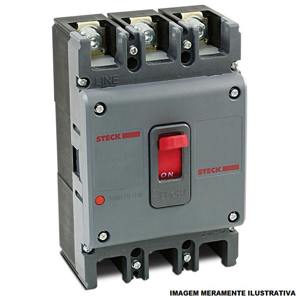 Disjuntor Termomagnético Fixo Tripolar Sdjs 160A 42 KA/35 KA 220/380VCA Caixa Moldada