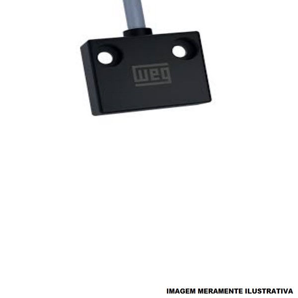 Sensor Magnético de Proximidade SSM5-30R1P2A-L05 Retangular 2NA de Segurança Alcance 5 mm com Cabo 5 M 4FIOS IP67 Saída Central