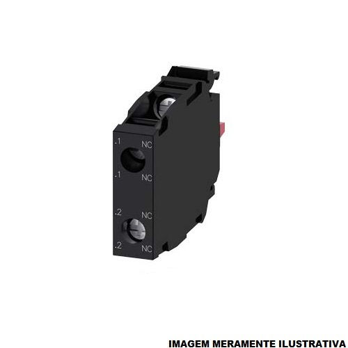 Elemento Contato 2NF para Botão 3SU1 Sirius Conexão para Parafuso