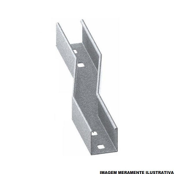 Desvio A Direita para Perfilado Galvanizado Eletrolítico 38x38 mm