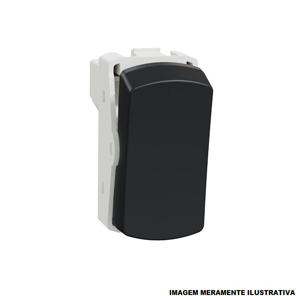 Módulo Interruptor Paralelo 10A/250VCA PVC Grafite Miluz