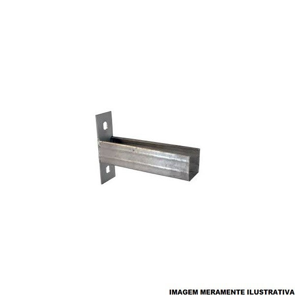 Mão Francesa Mão Francesa Simples Galvanizada Eletrolítica para Eletrocalha 500 mm