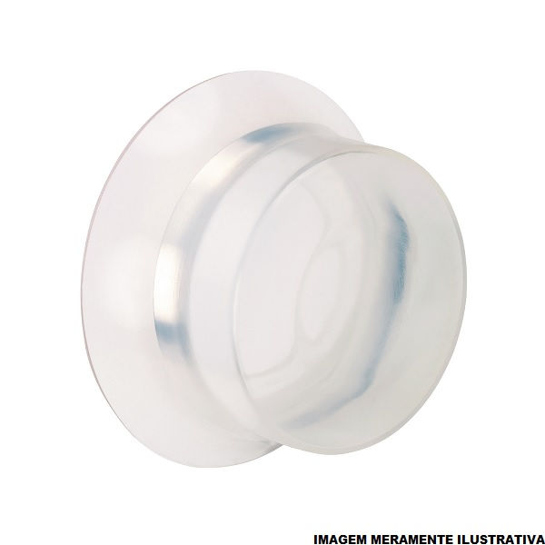 Capa Silicone Protetora para Botão Saliente 22 mm Incolor