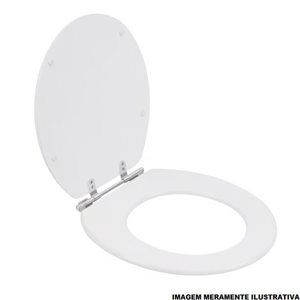 Assento Sanitário Assento Sanitário MDF Convencional Laqueado