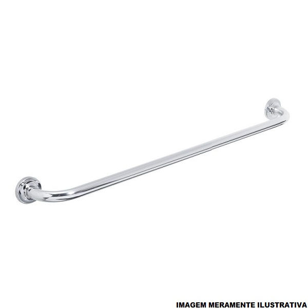 Alça Apoio Alça Apoio PCD Reta Alumínio Cromada 450 mm