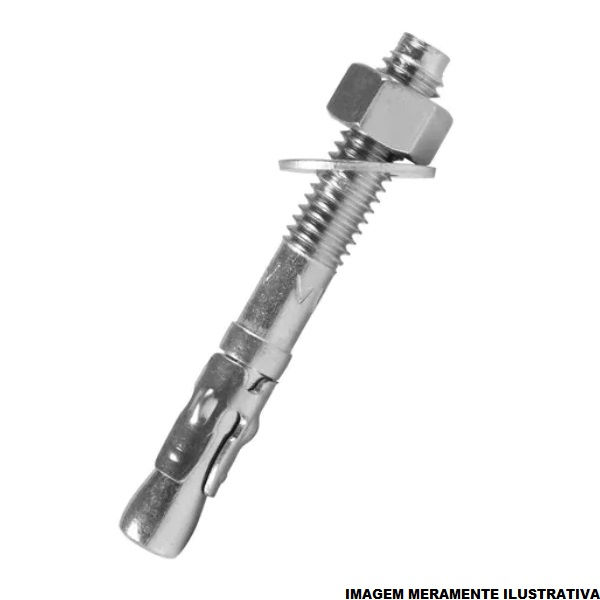 Chumbador Aço Zincado PBA 1/2"X4"