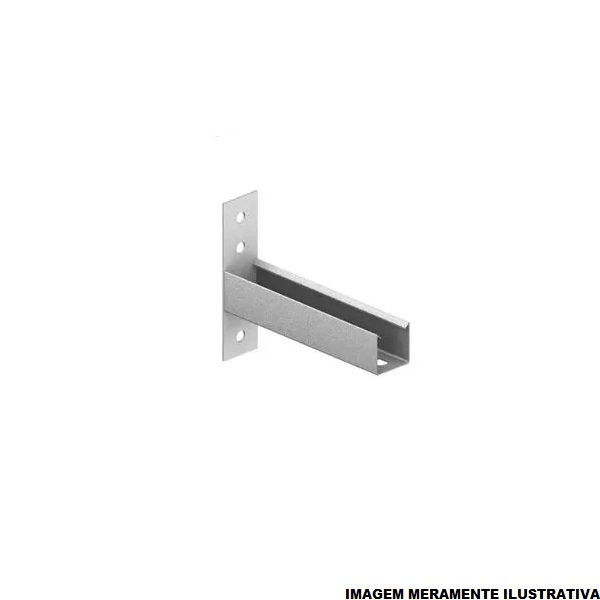 Mão Francesa Mão Francesa Simples Galvanizada Eletrolítica para Eletrocalha 200 mm