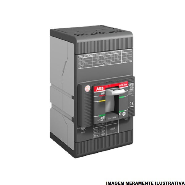Disjuntor Termomagnético Fixo Tripolar XT1S 63A 85 KA/50 KA 220/440VCA Caixa Moldada