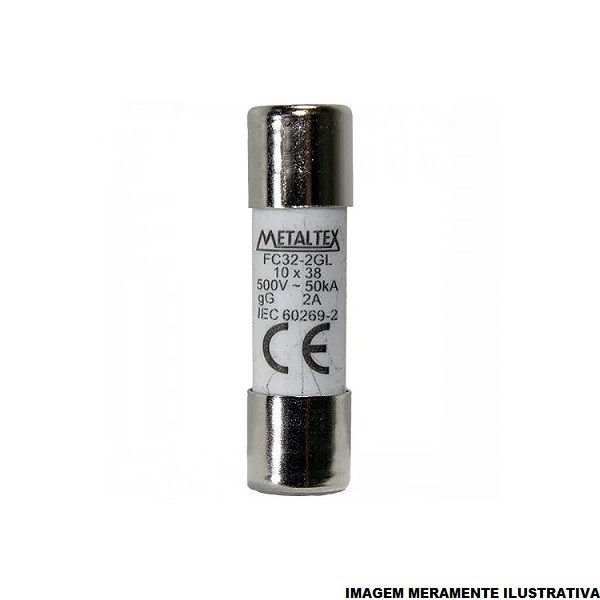 Fusível Fusível Cartucho Rápido 20A 10x38 mm 500VCA