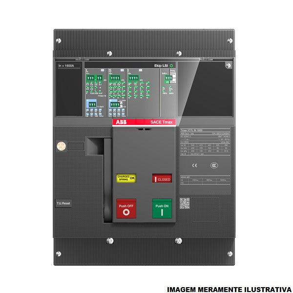 Disjuntor Termomagnético Ajustável Tripolar XT7S 500-800A 85 KA/50 KA 220/440VCA Caixa Moldada Montado