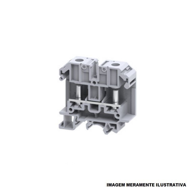 Conector Passagem SAK Poliamida SRL 6 35,00 mm² Cinza com Parafusos Conexão Móvel