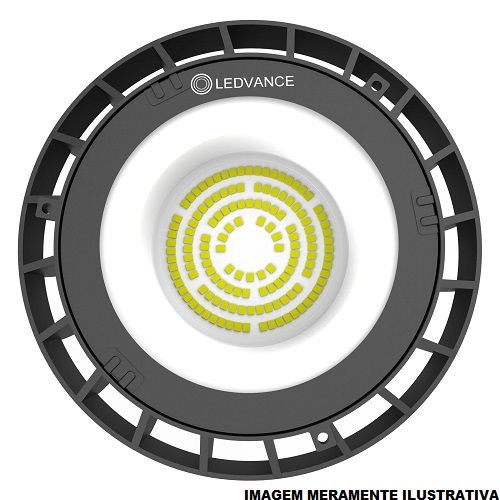Luminária Industrial Led Luminária Industrial LED Sobrepor Redonda Highbay Value DOB 200W 26000 lm 6500K 220V IP65 50.000H G3