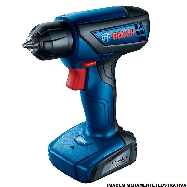 FuradeiraParafusadeira A Bateria sem Impacto 1/4" GSR 1000 Smart com Bateria Li-Lon 12VCC com Carregador