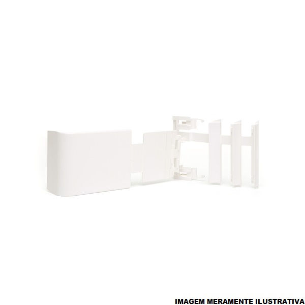 Acoplador Para Caixa PVC 20x12-32x16-40x16-50x20 mm Branco Sistema X