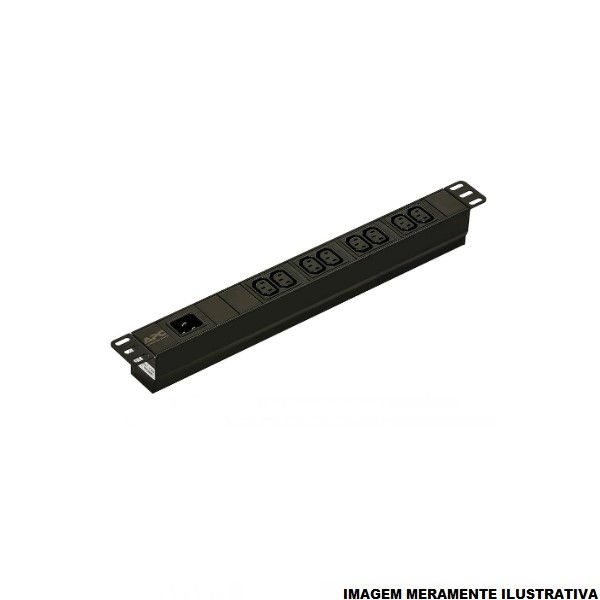 Pdu Básica 16A 220VCA com Cabo 2,5 M 50/60 Hz