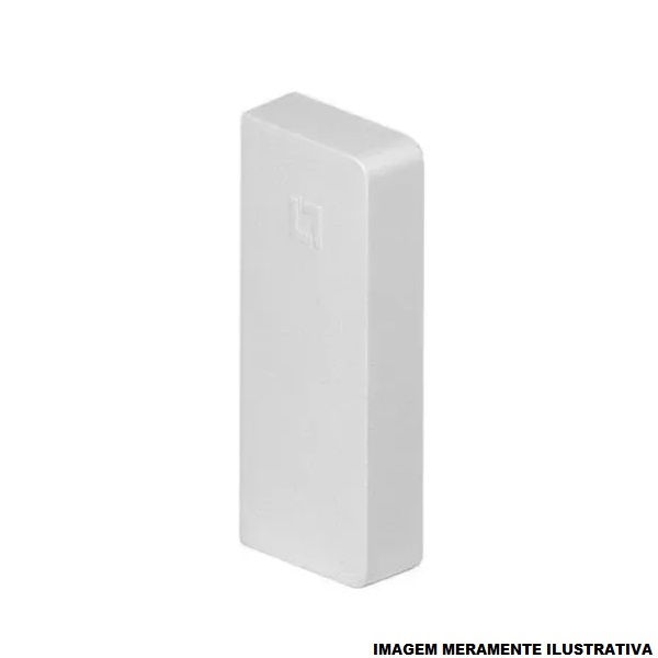 Tampa PVC Extremidade para Canaleta 32x16 mm Branca Sistema X