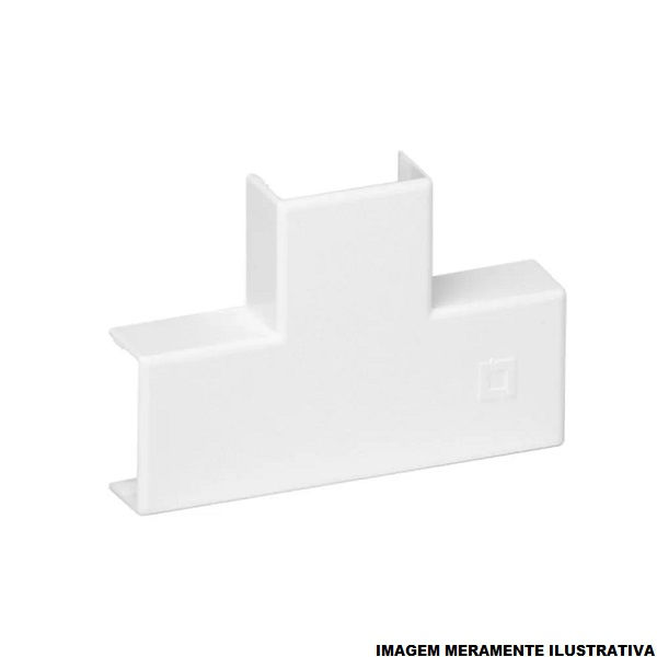 Derivação Derivação Tipo T ABS para Canaleta 40x16 mm Branca Sistema X
