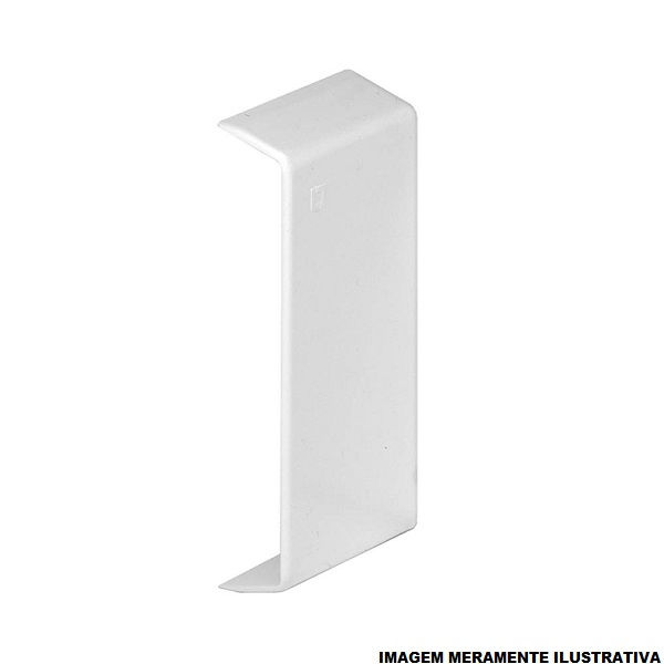 Mata Junta Luva PVC para Canaleta 110x20 mm Branca Sistema X