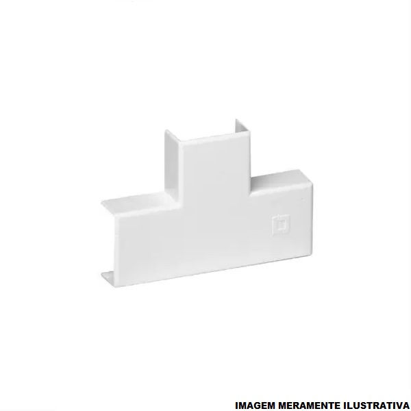 Derivação Derivação Tipo T ABS para Canaleta 50x20 mm Branca Sistema X