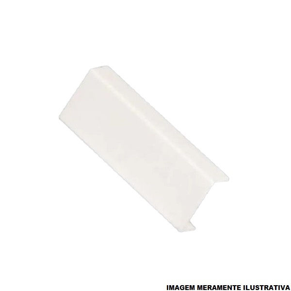 Mata Junta Luva PVC Externa para Canaleta 32x16 mm Branca Sistema X