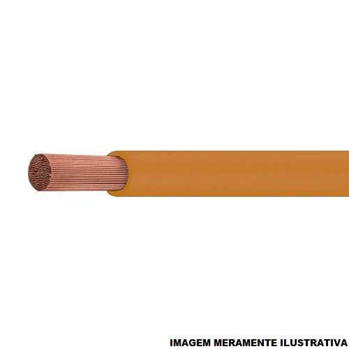 Cabo Cobre Isolado PVC 70G 750V 1x 2,50 mm² Flexível Laranja NBR 247-3 Classe 5