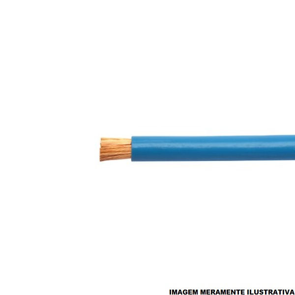Cabo Cobre Isolado PVC 70G 750V 1x 1,50 mm² ATOX FLEX Azul NBR 13248 Classe 5