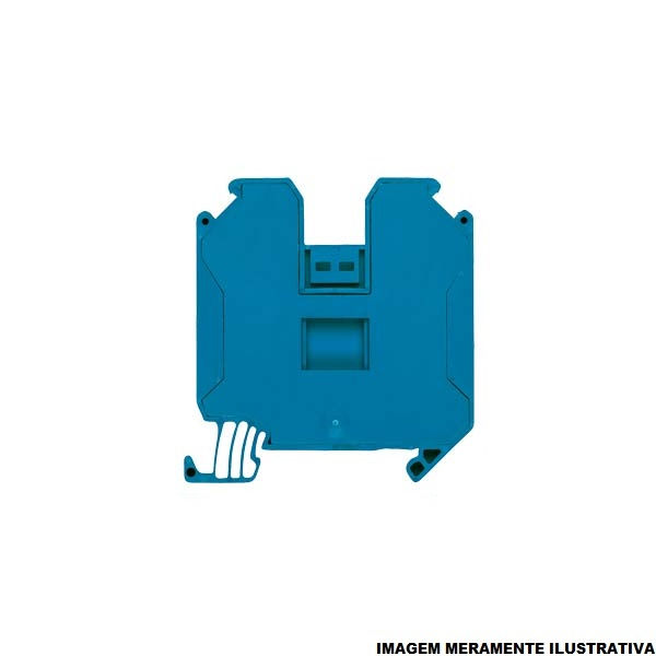 Conector Passagem SAK Poliamida 8WH1 35,00 mm² Azul Conexão para Parafuso